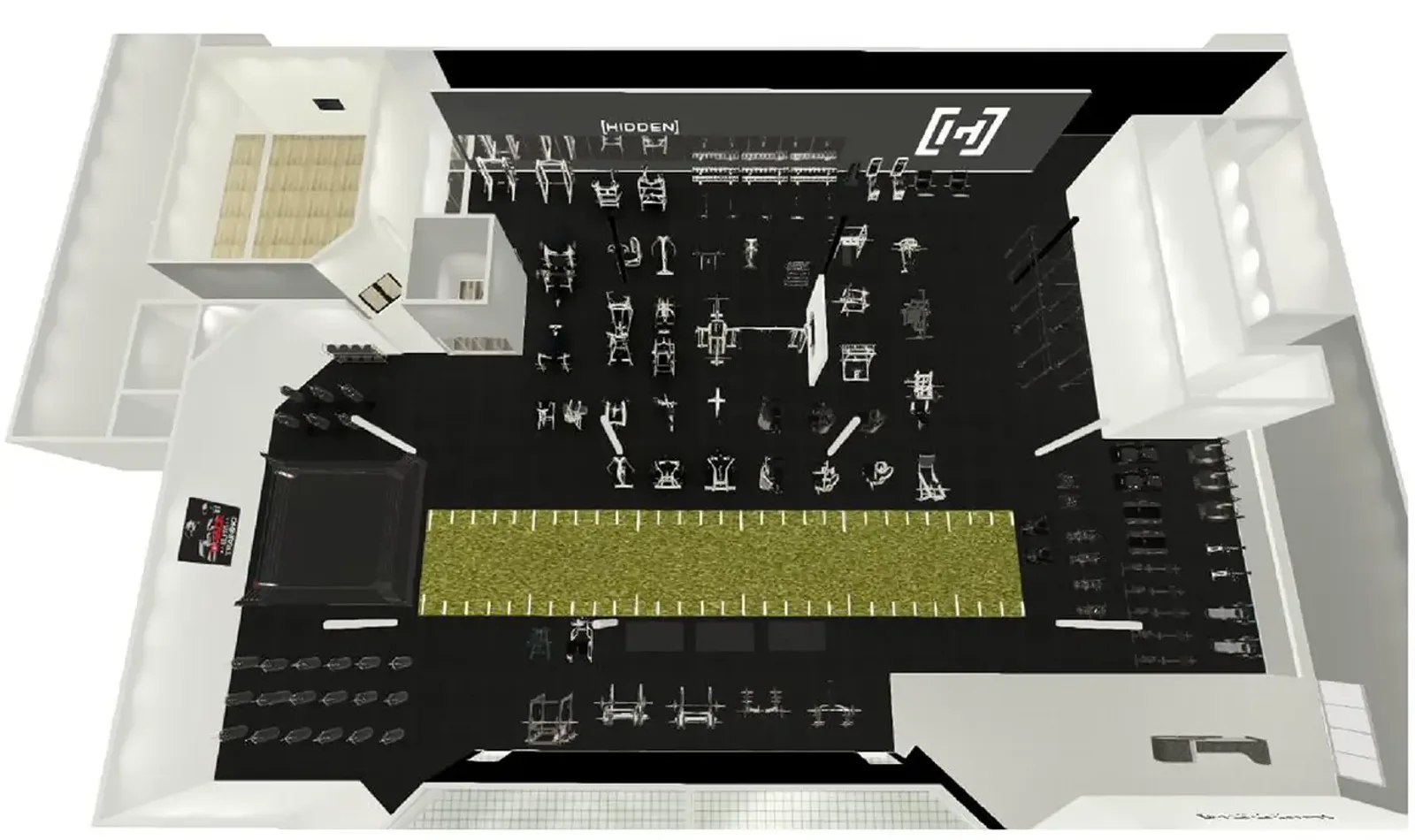 Hidden Gym Allen facility layout